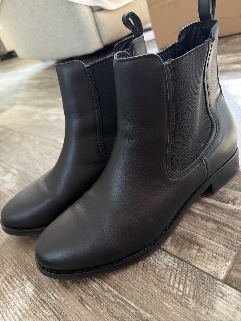 Thursday Black Duchess Boots (wide)